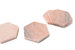 Pink Marble Hexagon Coasters - Set of 4 - Pink Marble