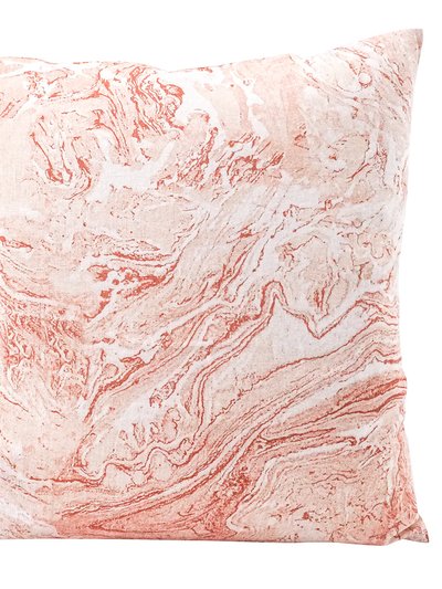 Anaya Home Pink Marbled Linen Pillow product