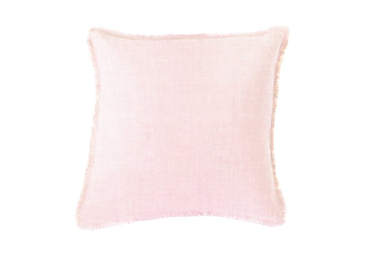 Pink So Soft Linen Pillow - Pink