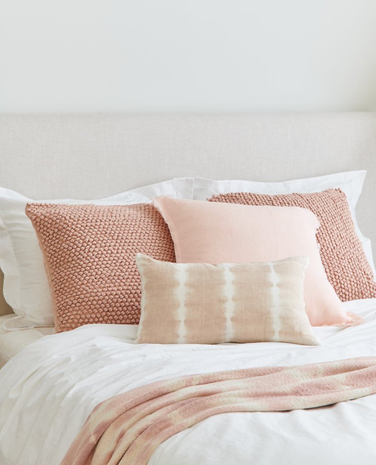 Pink So Soft Linen Pillow
