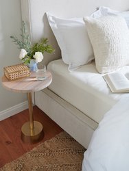 Rainbow Sandstone Gold Side Table