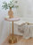 Rainbow Sandstone Gold Side Table