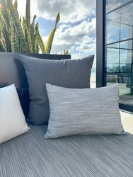 Seaside Smooth Grey Indoor And Outdoor Pillow