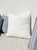 Seaside Smooth White Indoor Outdoor Pillow 24x24