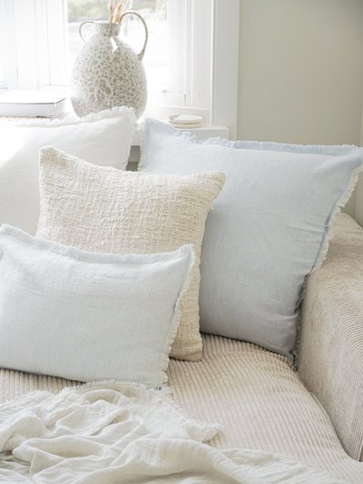Anaya Home Sky Blue Crossdye So Soft Linen Pillow product