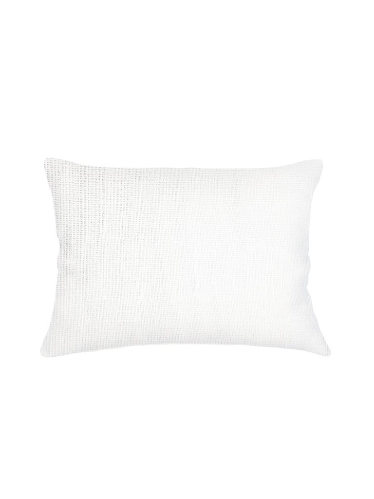 So Soft Linen White Pillow 14x20 - White