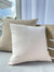 Summer Classic White Indoor and Outdoor Pillow - Bright White