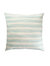 Summer Twist Aqua 20x20 Indoor Outdoor Pillow - Aqua Blue