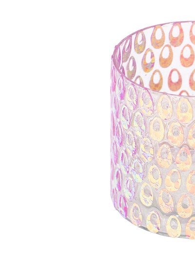 Anaya Home Technicolor Mosaic Glass Votive + Vase product