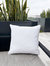 White Boucle 20x20 Indoor Outdoor Pillow