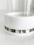 White Marble Grey Pearl Hurricane Candle Holder