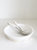 White Marble Serving Spoons With Mother Of Pearl Inlay