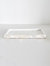 White Marble Tray With Mother Of Pearl Inlay