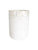 White Marble Utensil Holder With Mother Of Pearl Inlay