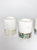 White Mother Of Pearl Lemongrass Candle (Small)