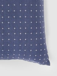 Organic Cotton Cross Throw Pillow Cover