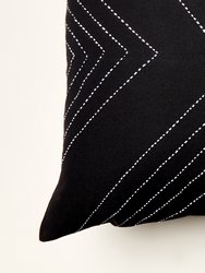 Organic Cotton Geo Lumbar Pillow Cover