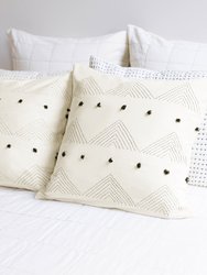 Organic Cotton Triangle Throw Pillow Cover