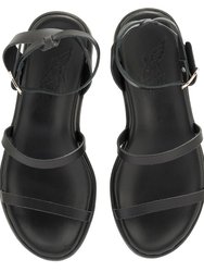 Nissida Black Sandals