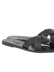 Whitney Flat Sandal - Black