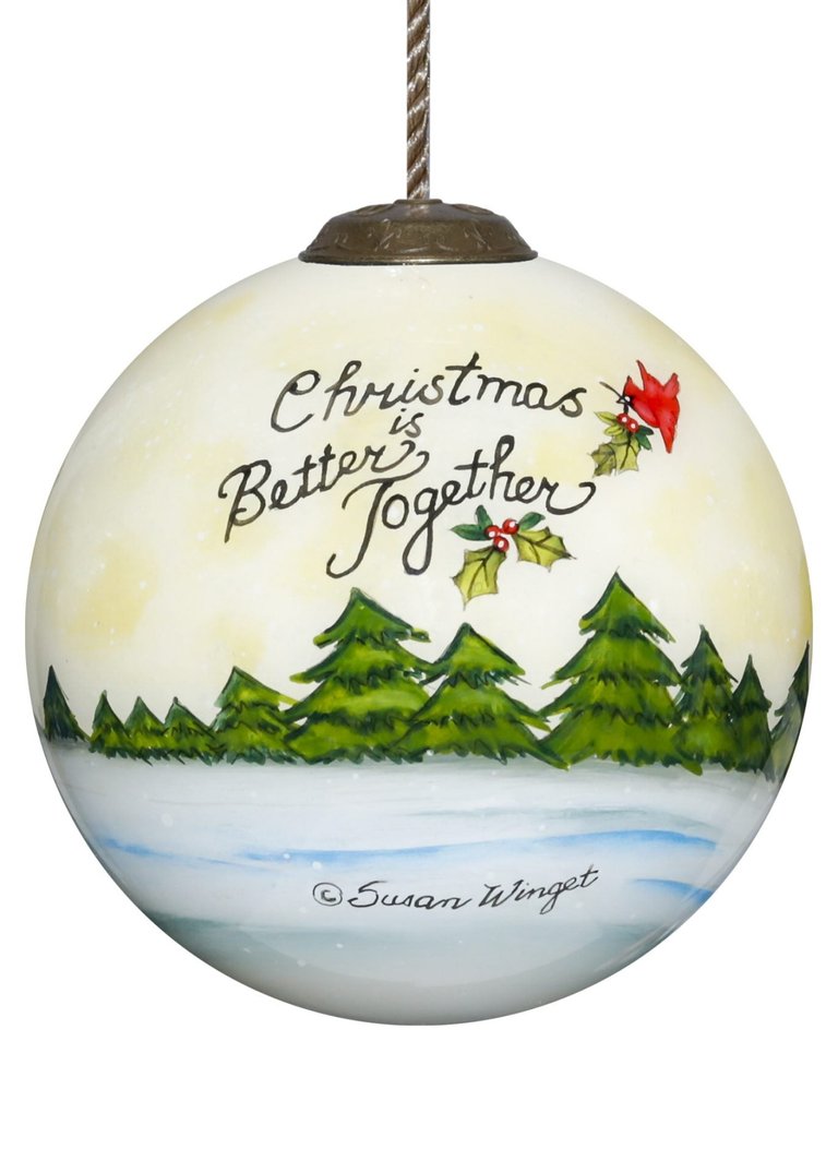 Christmas Is Better Together Ornament