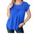 Airflow Babydoll Top In Royal Blue - Royal Blue