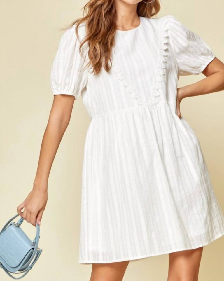 Babydoll Dress - Ivory