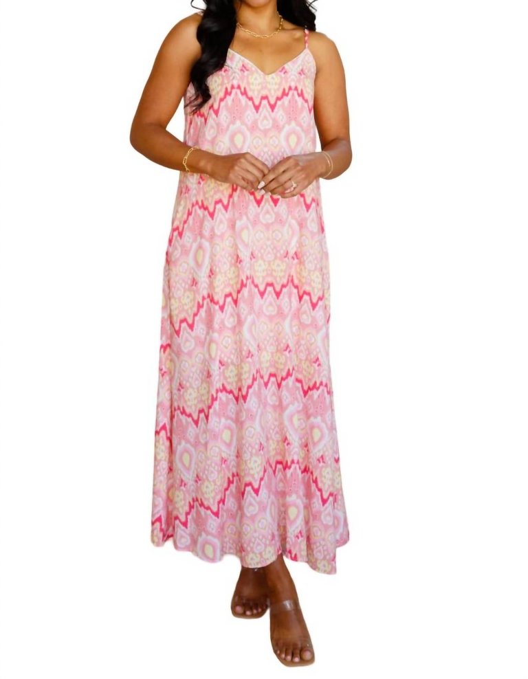 Can't Go Wrong Maxi Dress In Pink - Pink