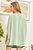 Dolman Sleeve Poncho Style Top In Sage