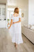 Easy On Me Maxi Dress In White