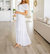 Easy On Me Maxi Dress In White