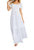 Easy On Me Maxi Dress In White - White