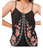 Garden Picnics Embroidered Tank In Black