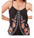 Garden Picnics Embroidered Tank In Black