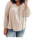 Juliet Bow Top In Beige - Beige