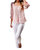 Lace Surprise Blouse In Pink