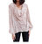 Take Flight Cowl Neck Top In Mauve - Mauve