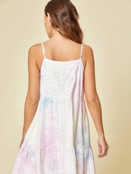 Tie Dye Eyelet Dress