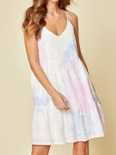 ANDREE BY UNIT Tie Dye Eyelet Dress product
