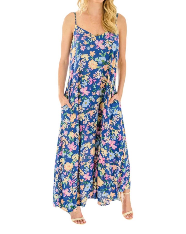 Time For Fun Maxi Dress In Floral - Floral