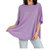 Whisper Dolman Sleeve Top In Lilac - Lilac