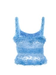 Baby Blue Handmade Knit Top
