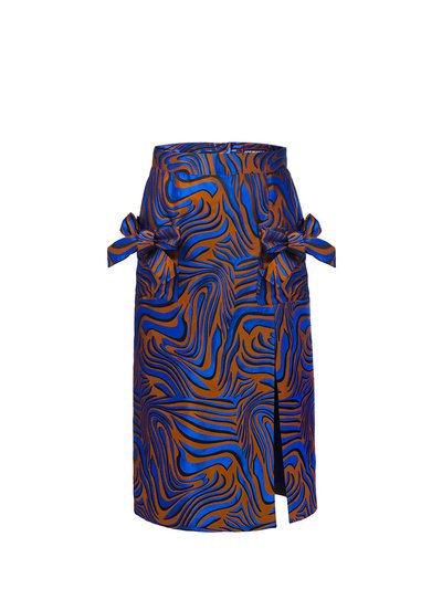 ANDREEVA Blue Printed Skirt product