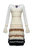 Brown Sundown Handmade Knit Dress - Multicolor