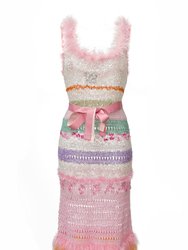 California Handmade Knit Dress - Multicolor