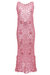 Dust Rose Handmade Crochet Dress - Pink