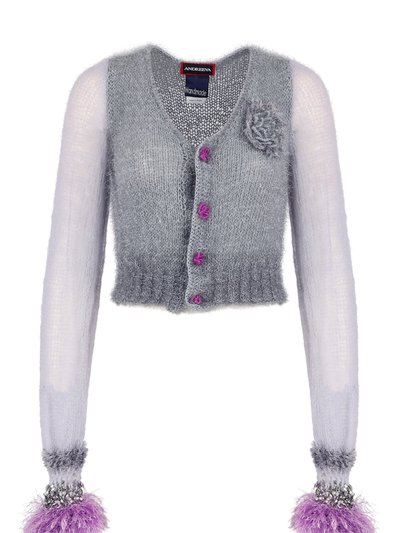 ANDREEVA Handmade Cashmere Knit Cardigan product