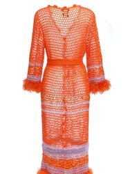 Handmade Crochet Cardigan-Dress