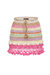 Malva Multicolor Handmade Crochet Mini Skirt - Multicolor