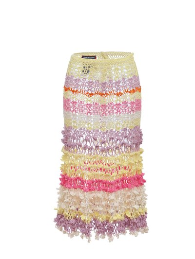 ANDREEVA Malva Multicolor Handmade Crochet Skirt product